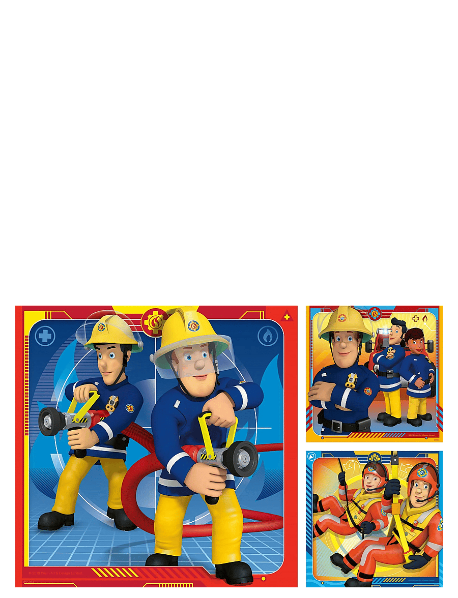 Ravensburger - Fireman Sam To The Rescue! 3x49p - klassísk púsl - multi coloured - 2
