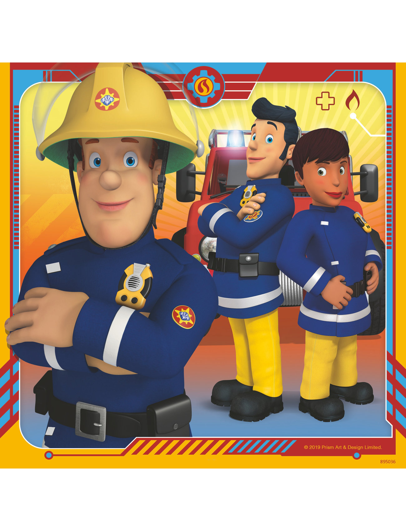 Ravensburger - Fireman Sam To The Rescue! 3x49p - klassiska pussel - multi coloured - 1