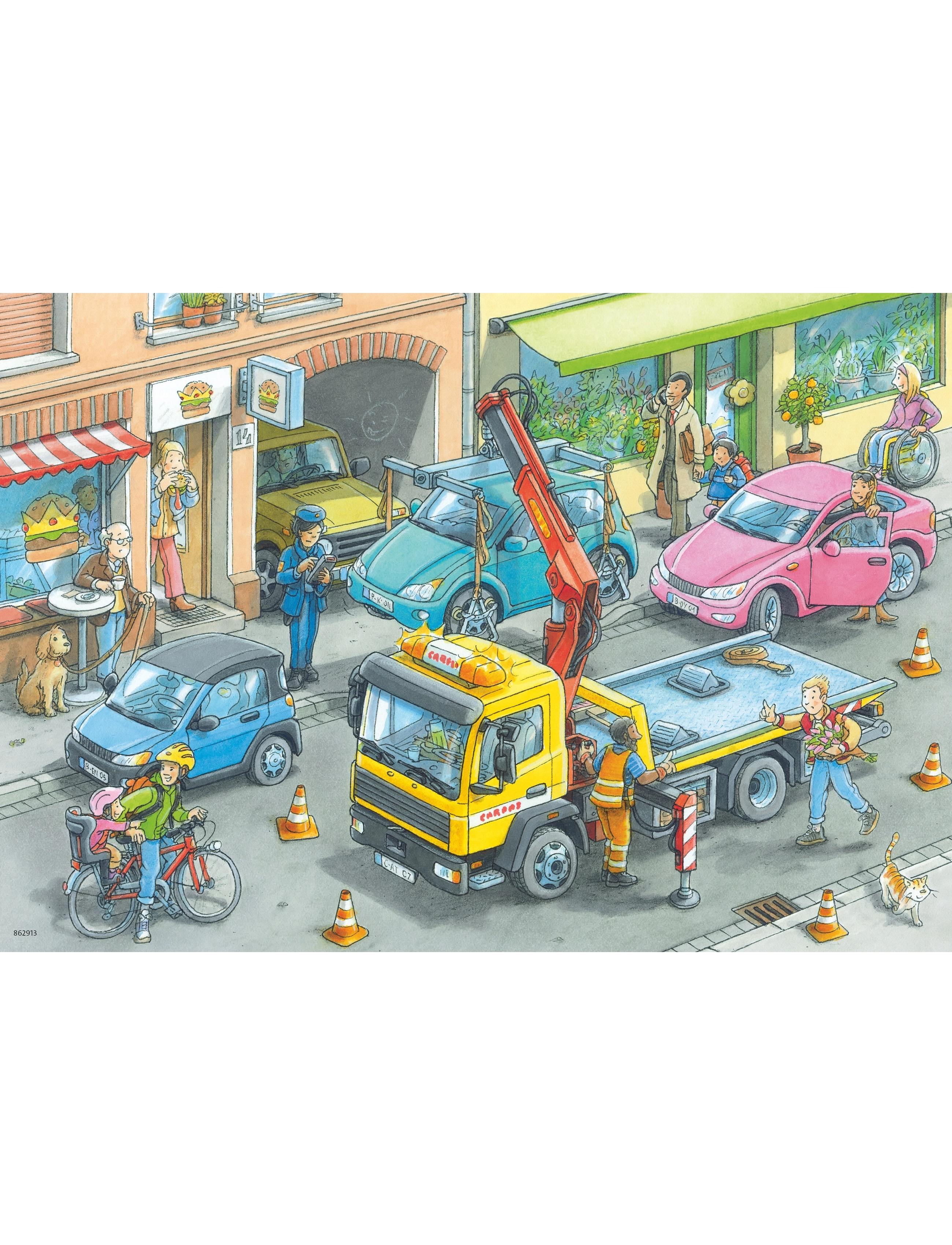 Ravensburger - Working Trucks 2x24p - klassiset palapelit - multi coloured - 2