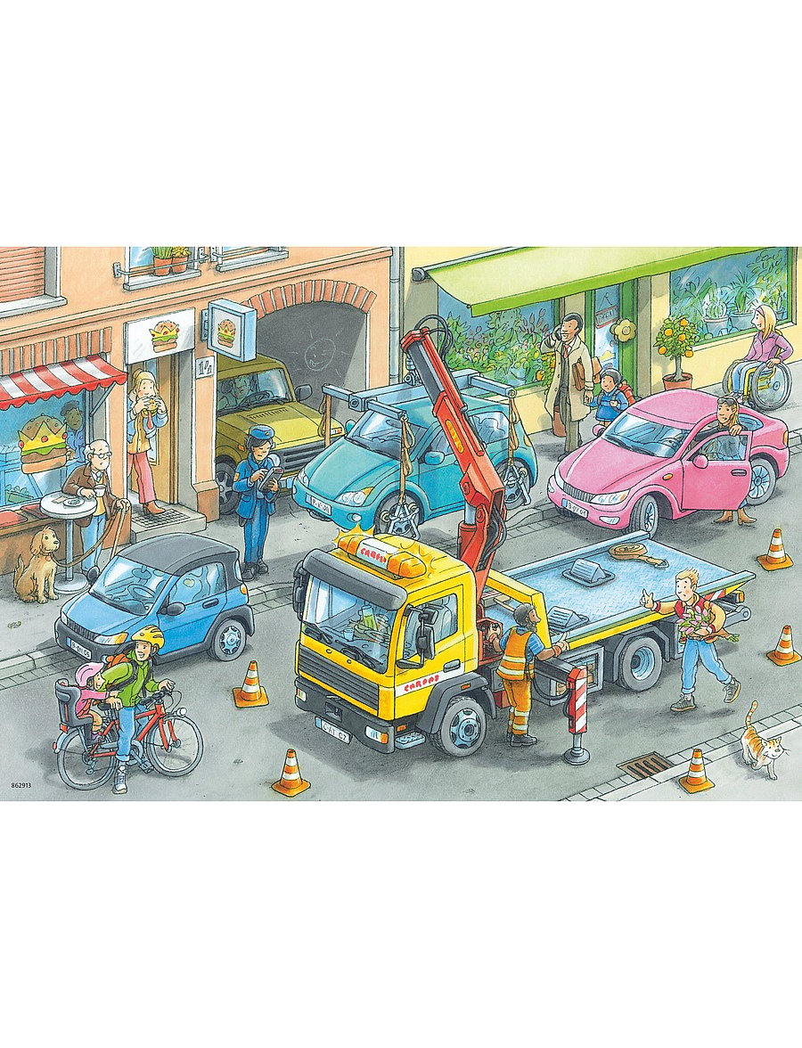 Ravensburger - Working Trucks 2x24p - klassiske puslespil - multi coloured - 2
