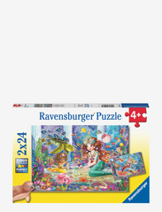 Ravensburger - Havfrue venner 2x24p - klassiske puslespill - multi coloured - 0