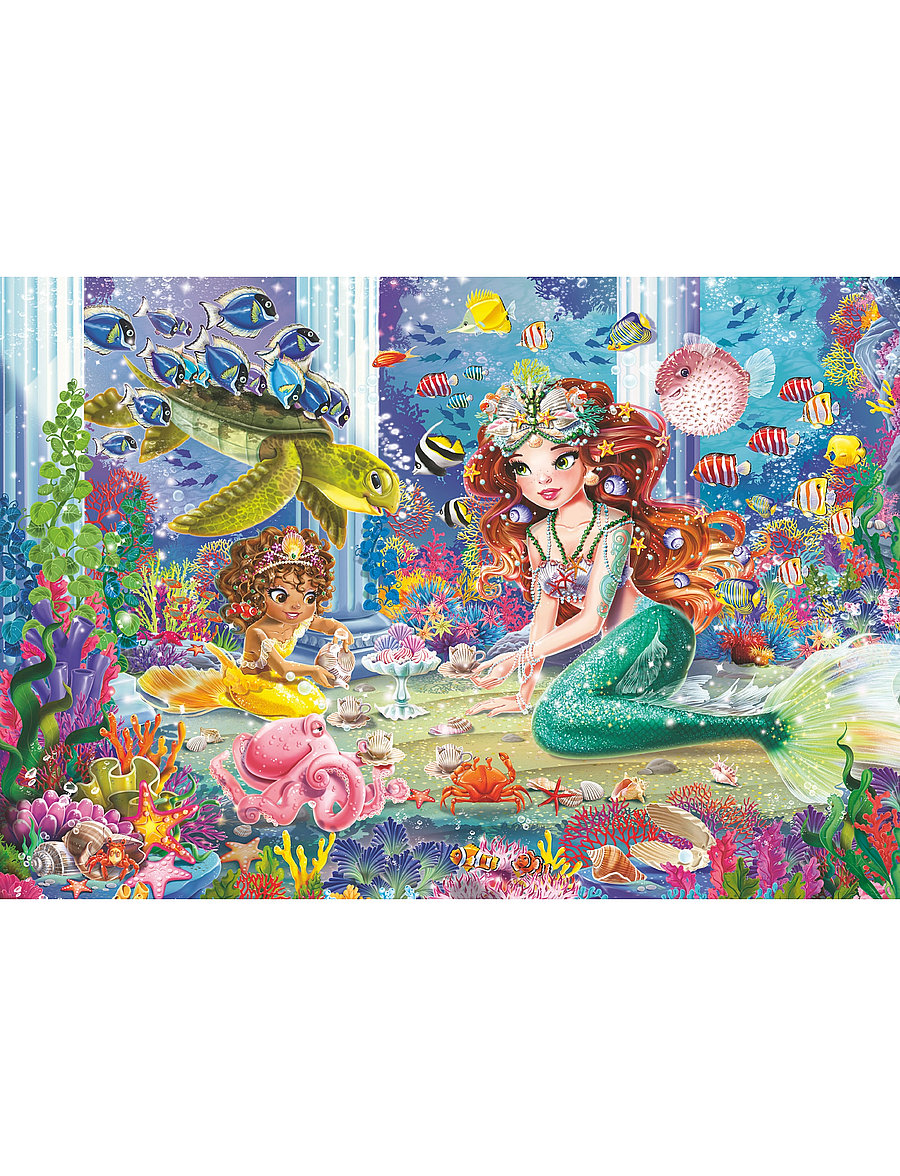 Ravensburger - Mermaid Tea Party 2x24p - klassísk púsl - multi coloured - 0