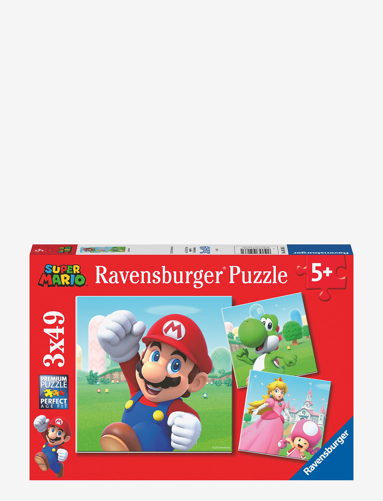 Ravensburger - Super Mario 3x49p - klassiske puslespill - multi coloured - 1
