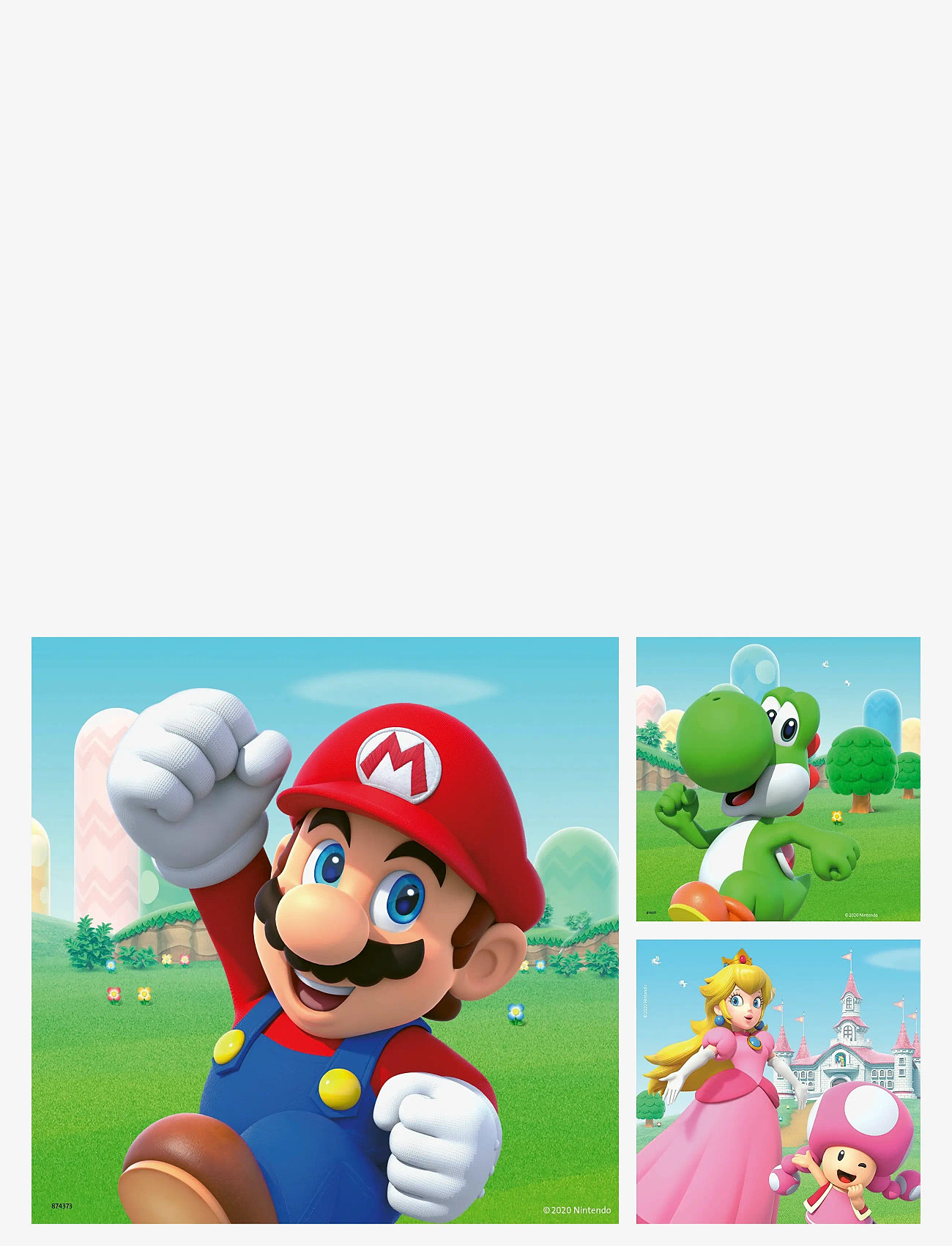 Ravensburger - Super Mario 3x49p - klassiske puslespill - multi coloured - 2