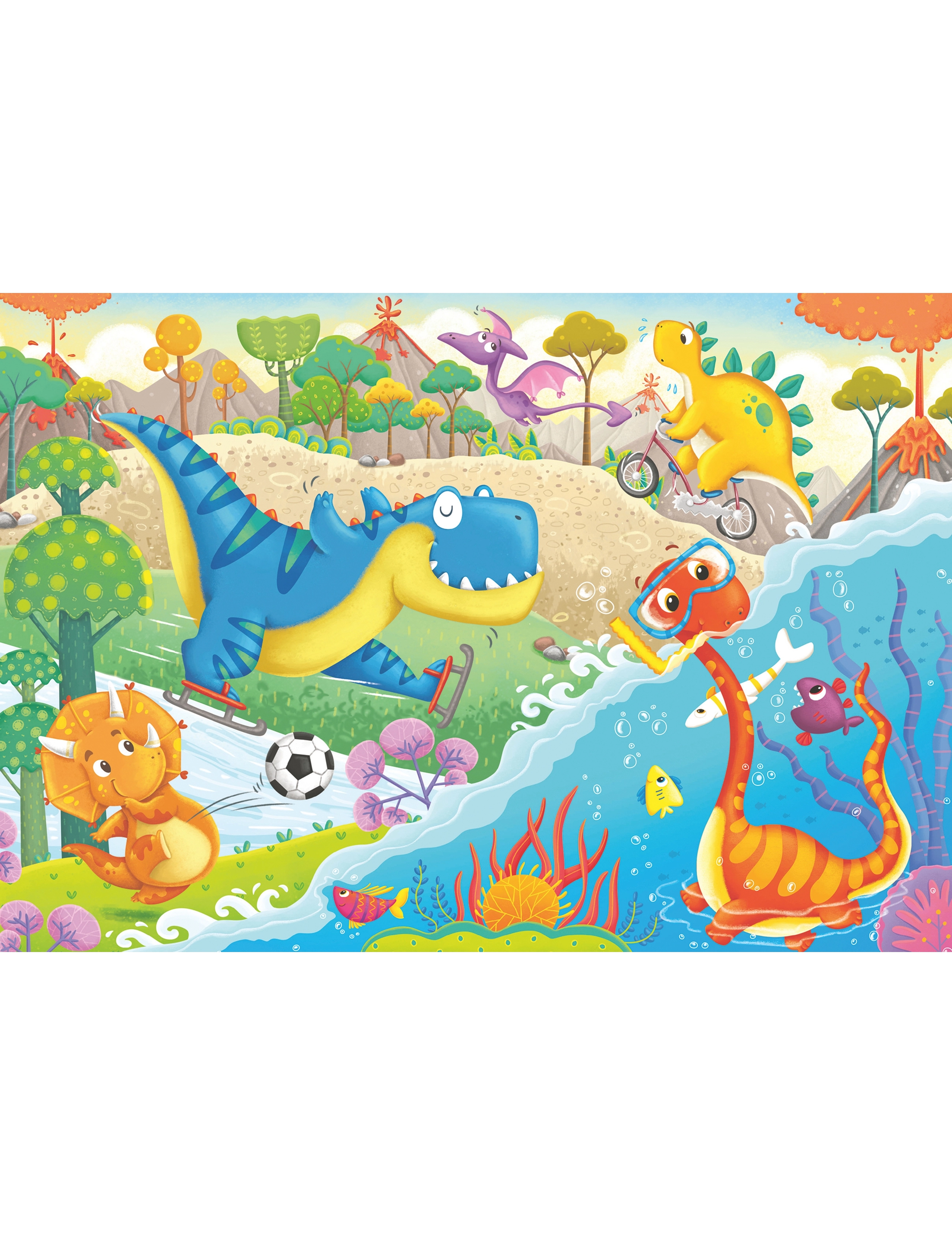 Ravensburger - My Dino Friends 2x12p - klassiska pussel - multi coloured - 3