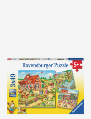 Ravensburger - Dyre ferie 3x49p - klassiske puslespill - multi coloured - 0