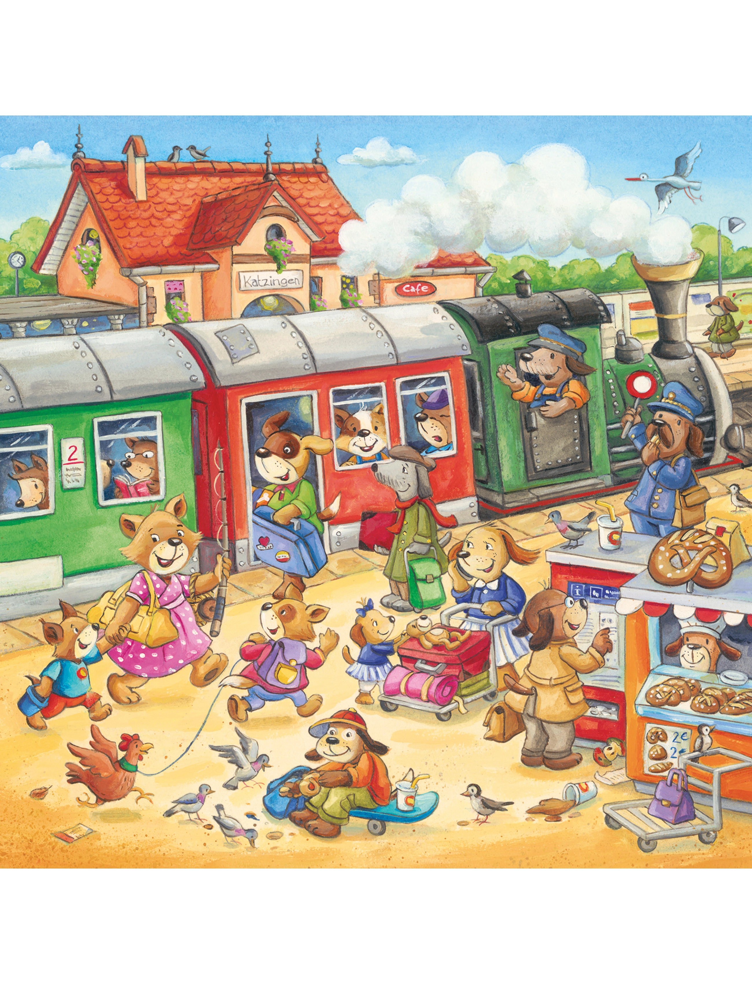 Ravensburger - Animal Vacation 3x49p - multi coloured - 2