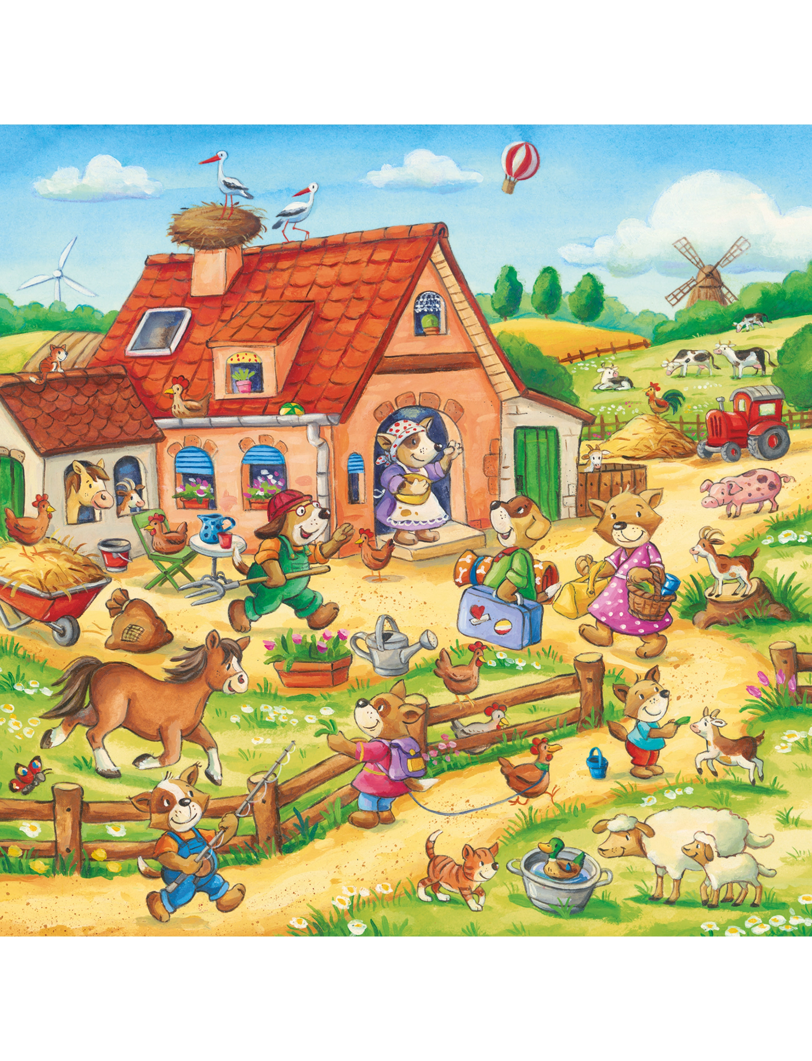 Ravensburger - Animal Vacation 3x49p - multi coloured - 3