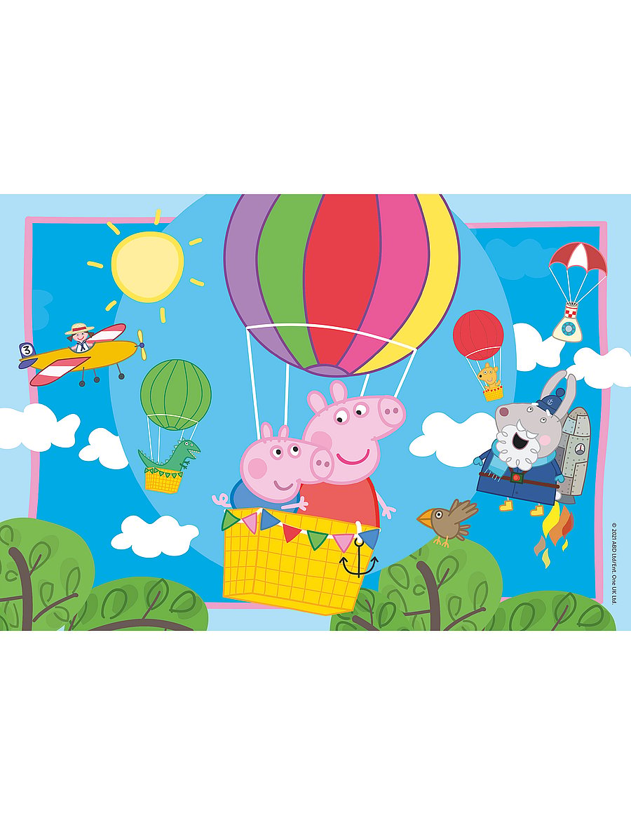 Ravensburger - Peppas' Adventure 2x12p - klassísk púsl - multi coloured - 0