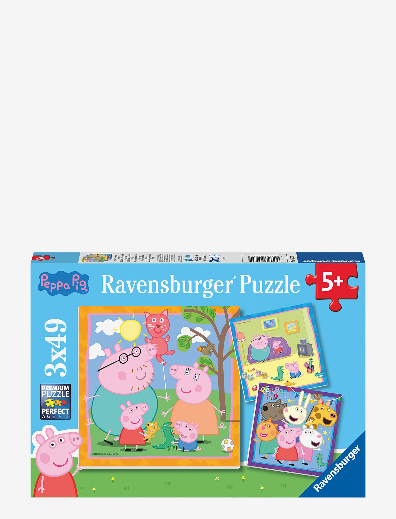 Ravensburger - Peppas' Family And Friends 3x49p - klassiska pussel - multi coloured - 1