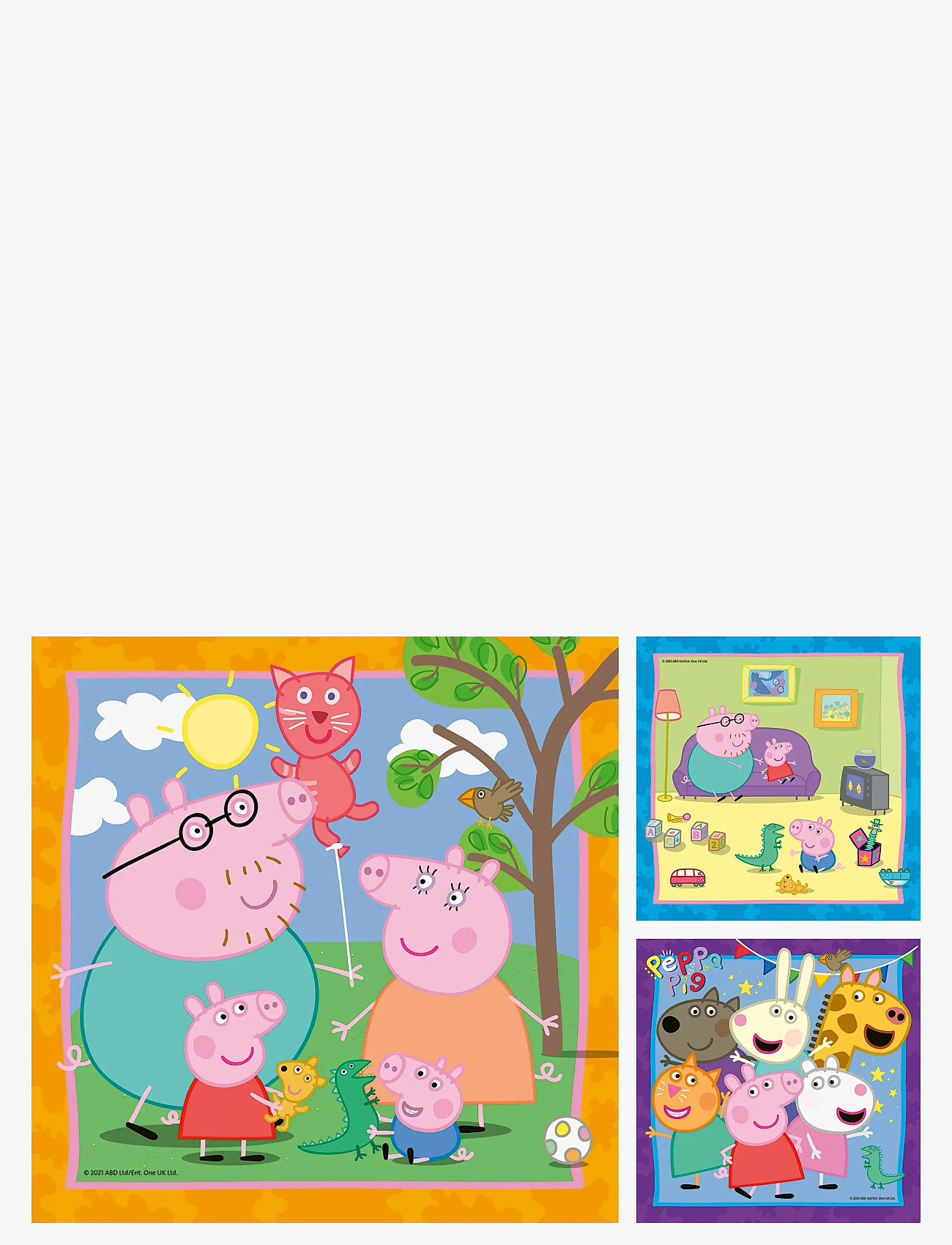 Ravensburger - Peppas' Family And Friends 3x49p - klassiska pussel - multi coloured - 2