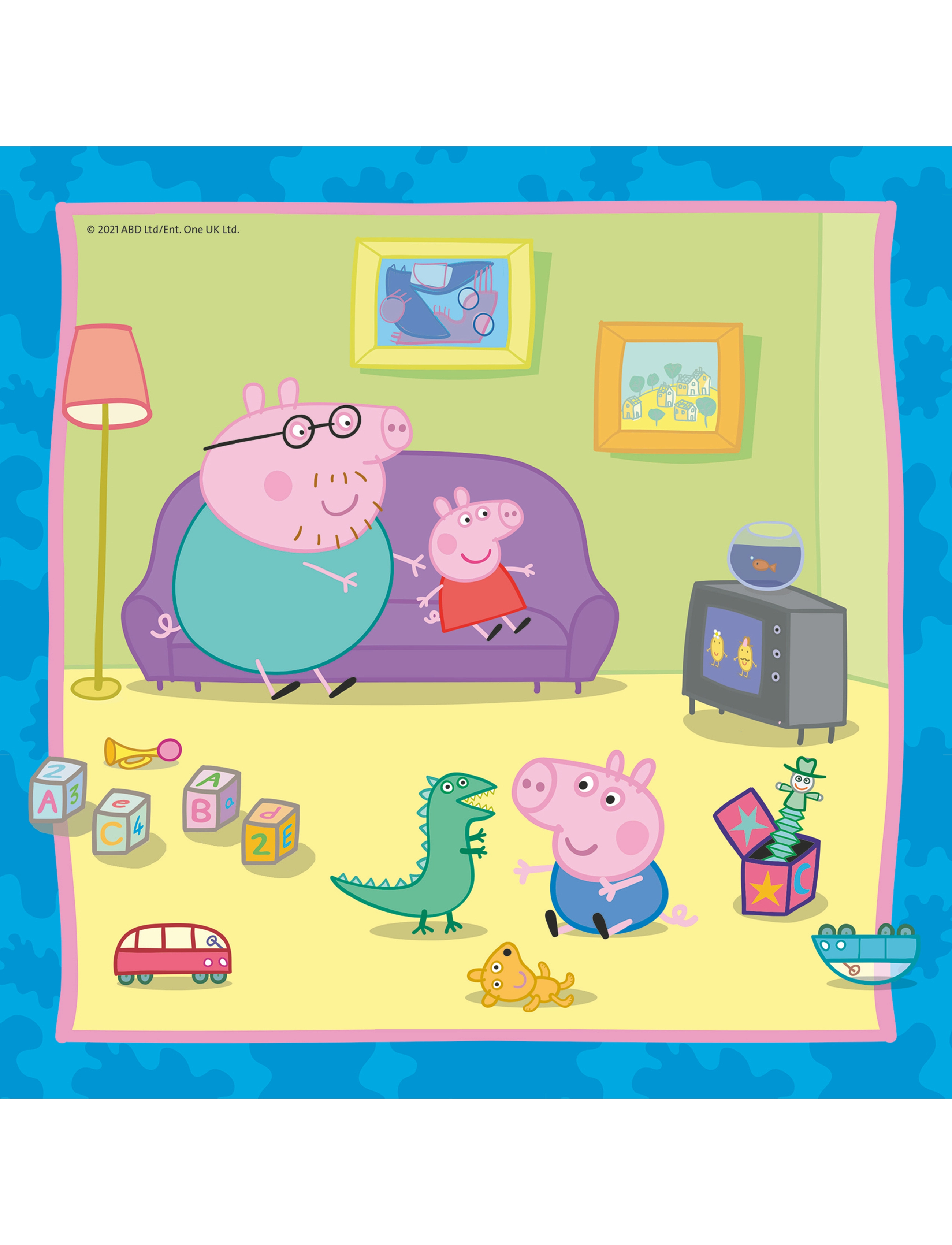 Ravensburger - Peppa`s familie og venner 3x49p - klassiske puslespill - multi coloured - 3