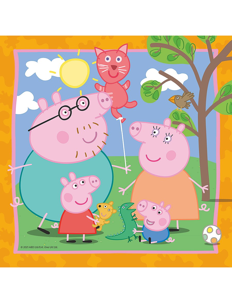 Ravensburger - Peppas' Family And Friends 3x49p - klassísk púsl - multi coloured - 4