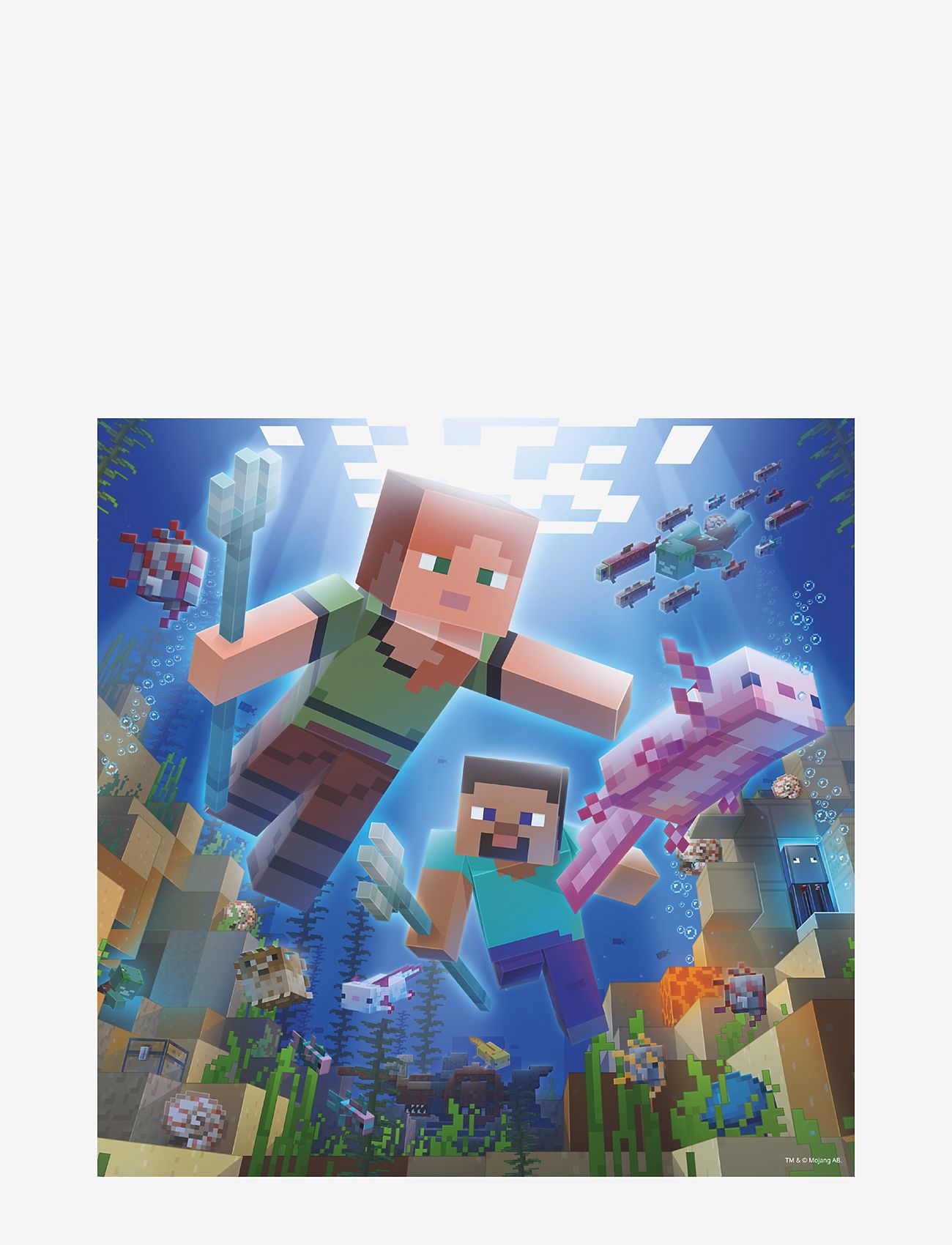 Ravensburger - Minecraft Biomes 3x49p - klassiske puslespil - multi coloured - 1