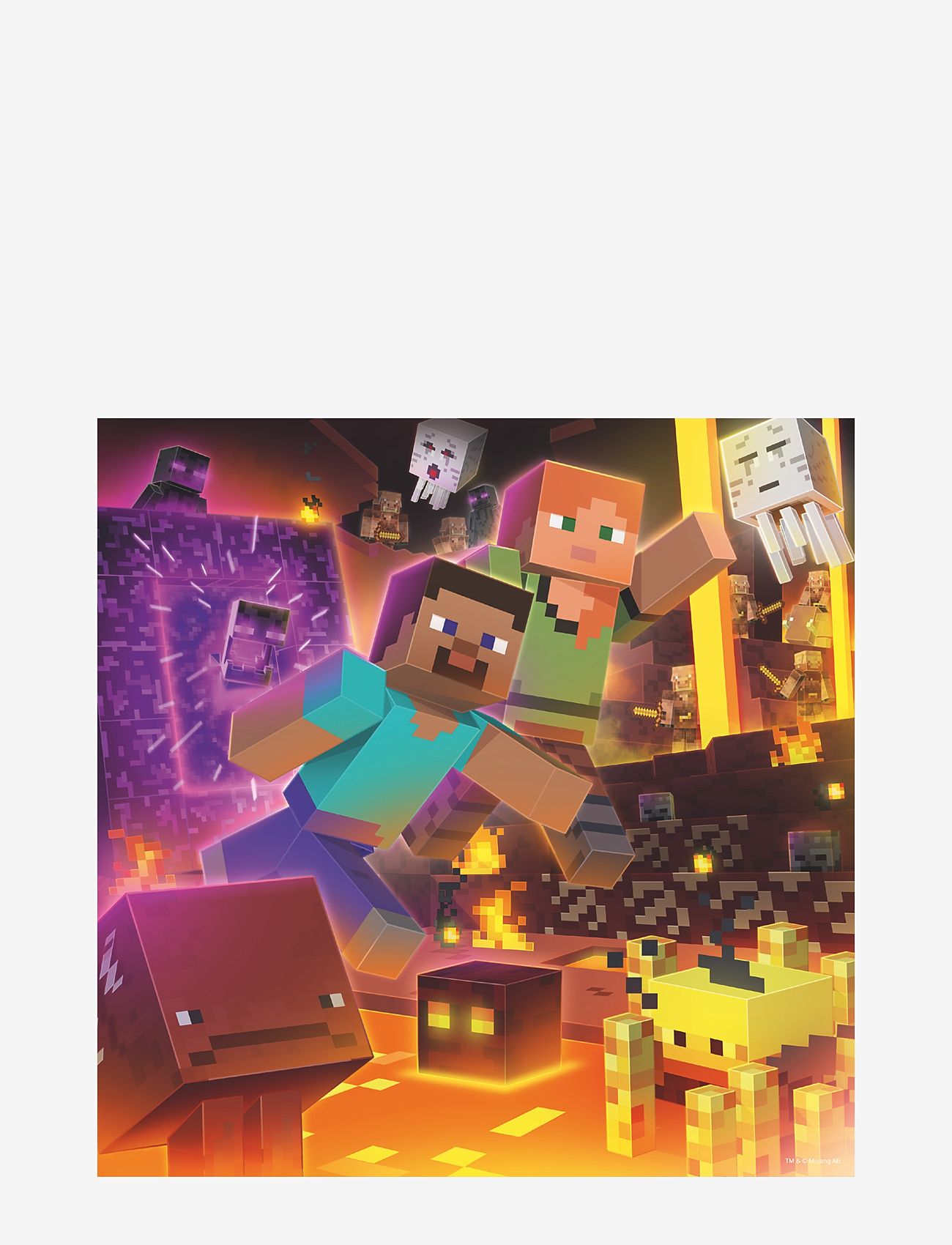 Ravensburger - Minecraft Biomes 3x49p - klassiske puslespil - multi coloured - 2