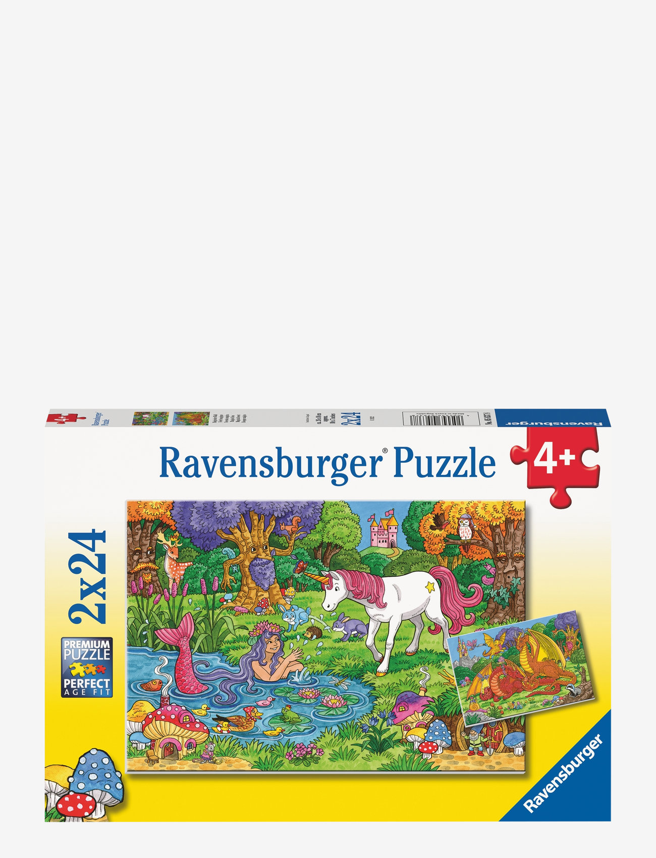 Ravensburger - Magical Forest 2x24p - klassiske puslespil - multi coloured - 0