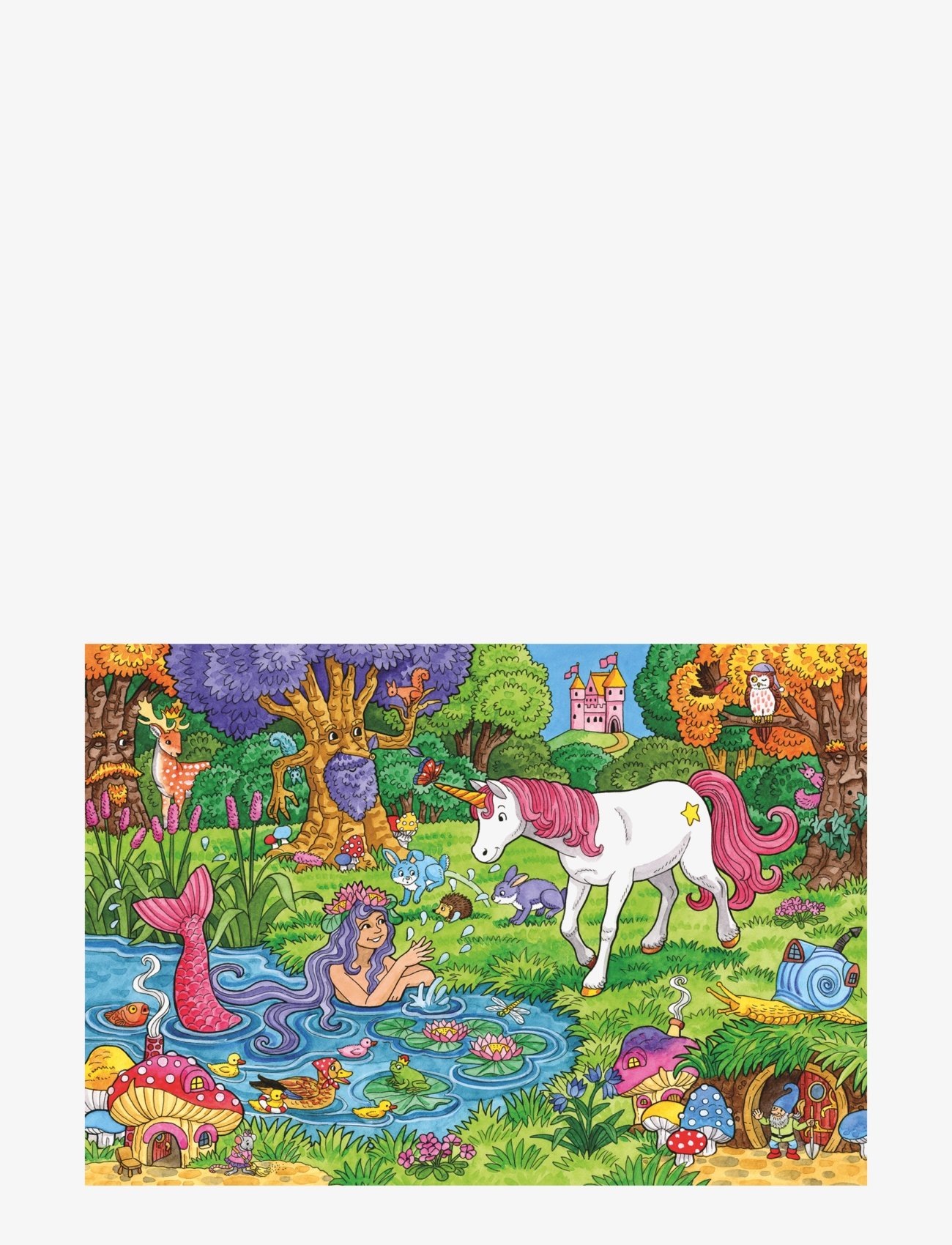 Ravensburger - Magical Forest 2x24p - klassísk púsl - multi coloured - 1