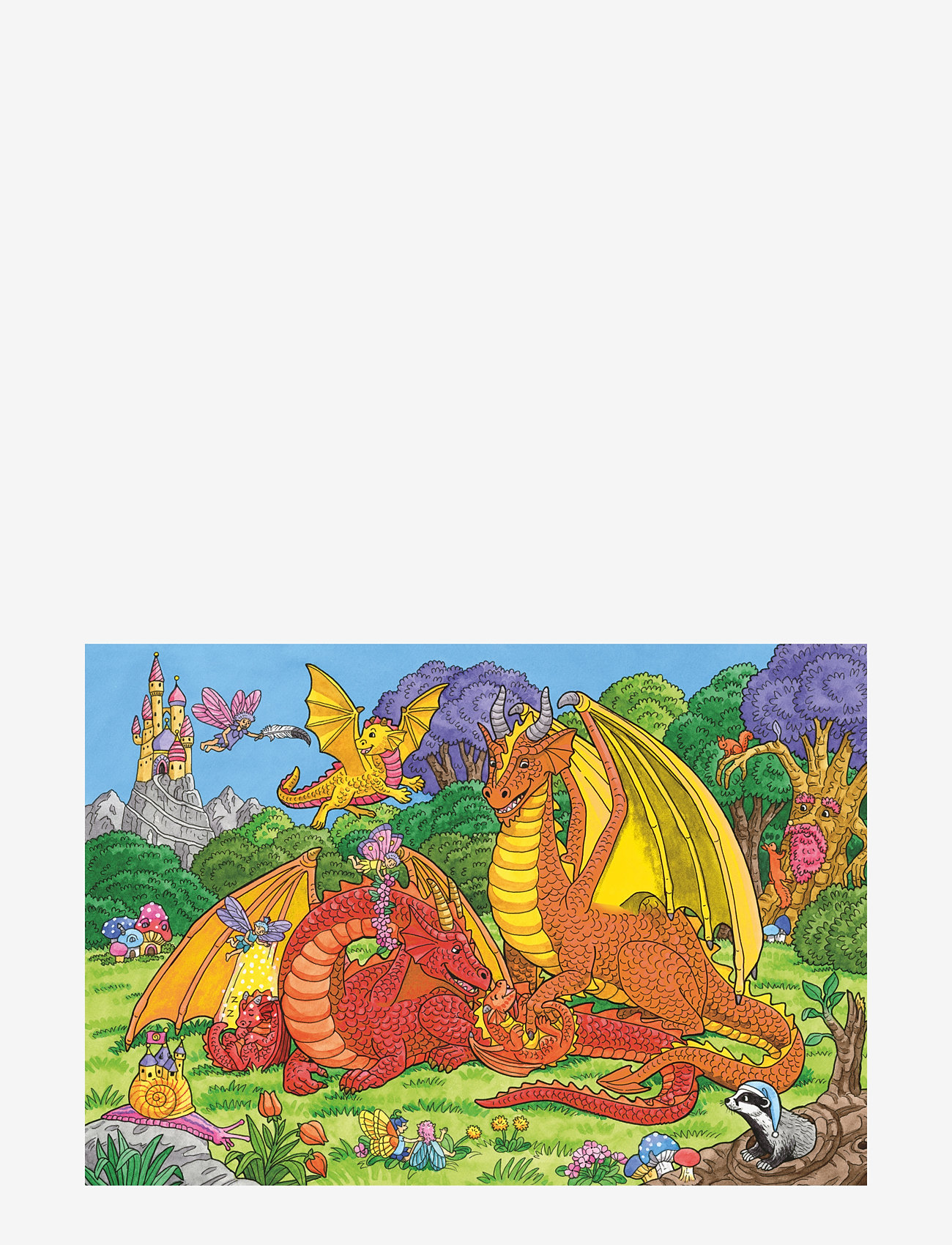 Ravensburger - Magical Forest 2x24p - klassiske puslespil - multi coloured - 2