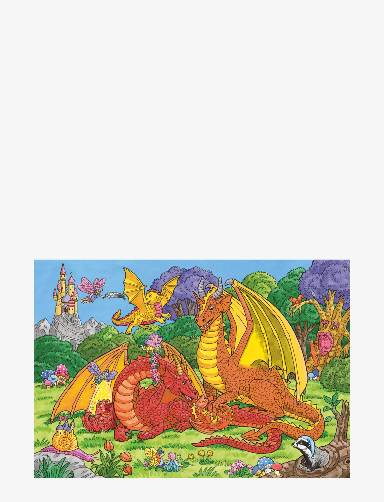 Ravensburger - Magisk skog 2x24p - klassiske puslespill - multi coloured - 2
