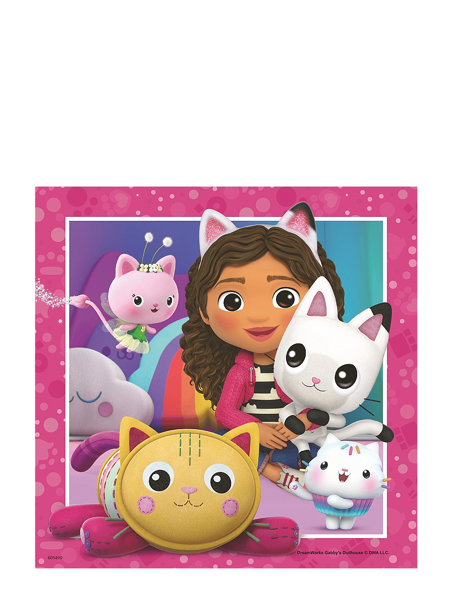 Ravensburger - Gabby's Dollhouse 3x49p - classic puzzles - multi coloured - 0