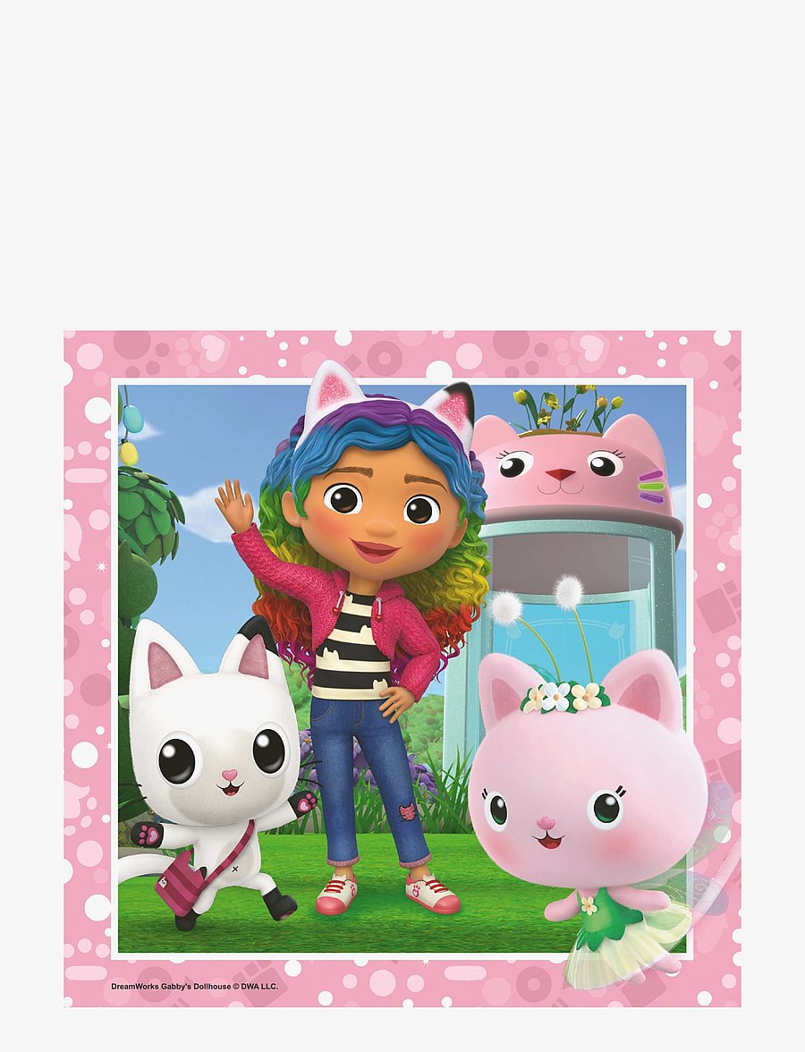 Ravensburger - Gabby's Dollhouse 3x49p - classic puzzles - multi coloured - 1