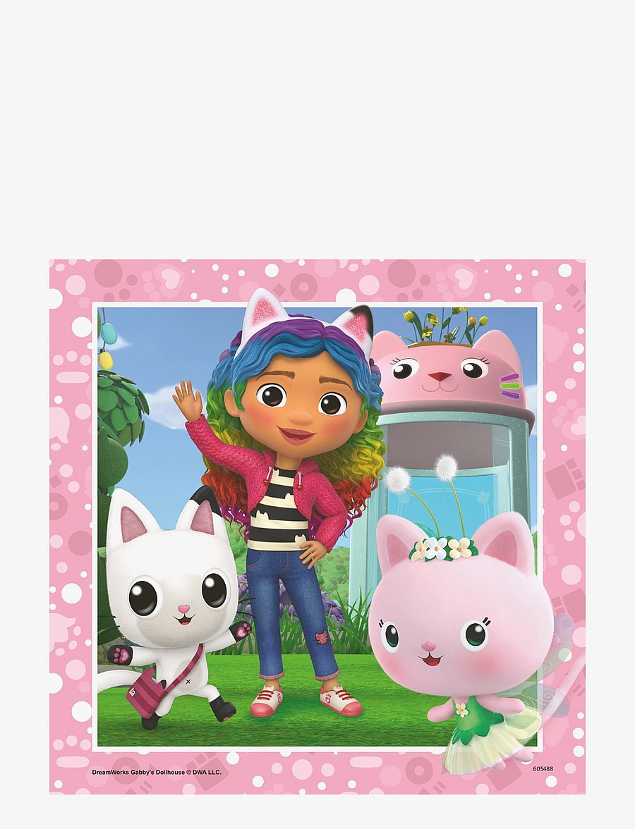 Ravensburger - Gabby's Dollhouse 3x49p - classic puzzles - multi coloured - 3