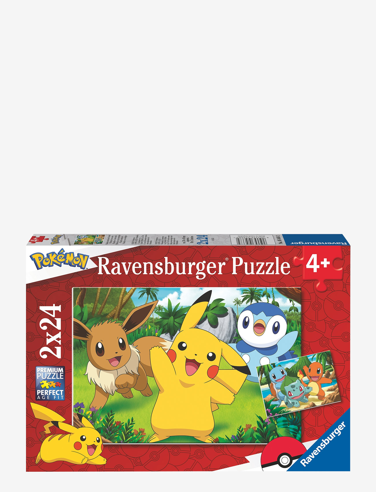 Ravensburger - Pokémon 2x24p - klassísk púsl - multi coloured - 0