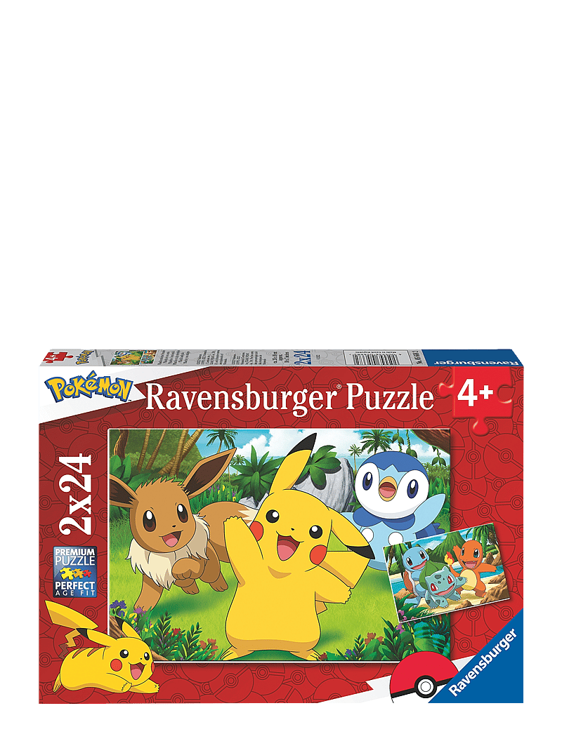 Ravensburger - Pokémon 2x24p - klassísk púsl - multi coloured - 0