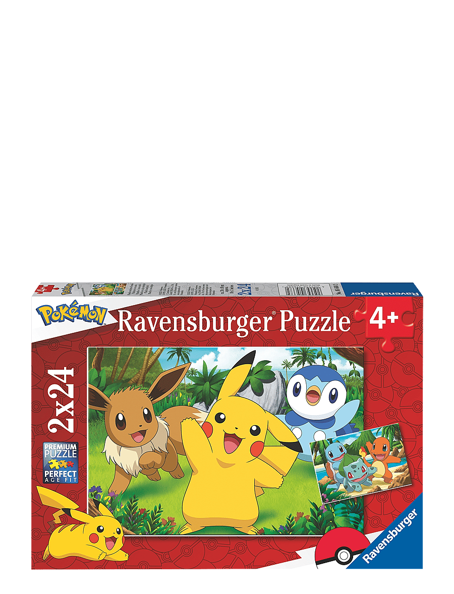 Ravensburger - Pokémon 2x24p - classic puzzles - multi coloured - 0