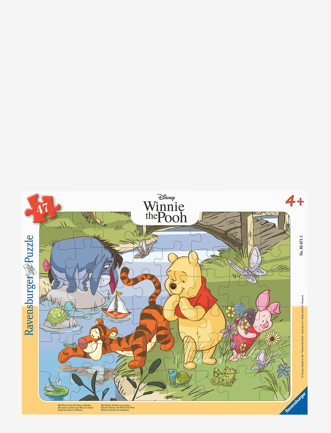Ravensburger - Discover Nature With Winnie-The-Pooh 47p - klassiske puslespil - multi coloured - 0