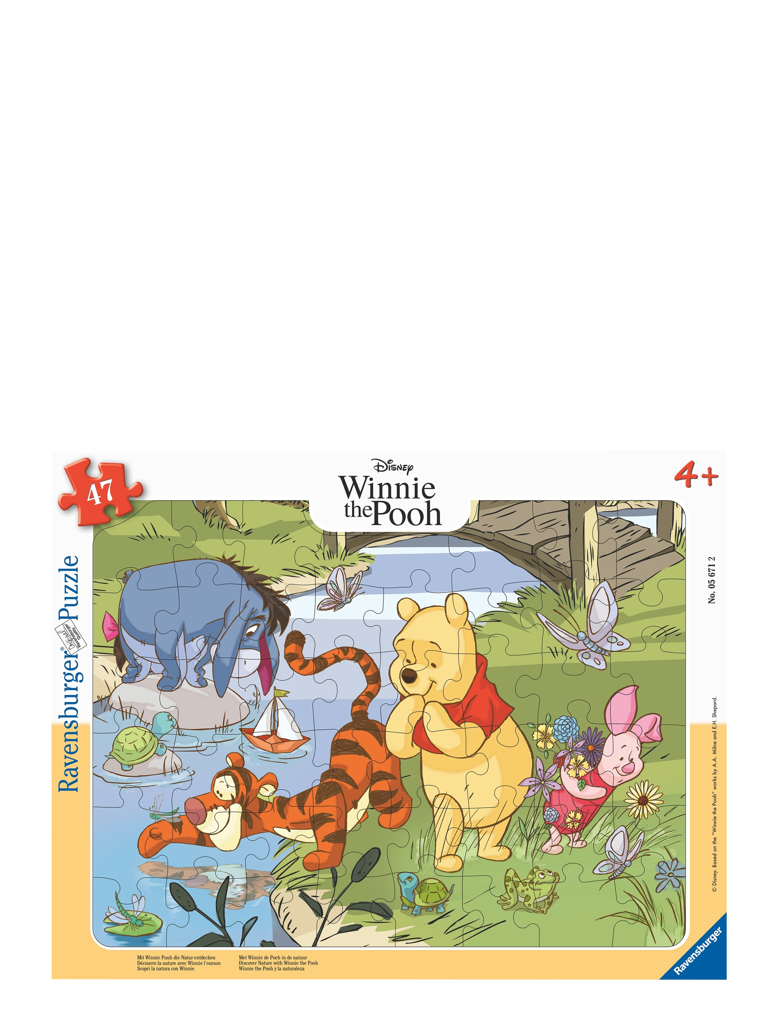 Ravensburger Oppdag naturen med Ole Brumm 47p - Klassiske puslespill - MULTI COLOURED / multi