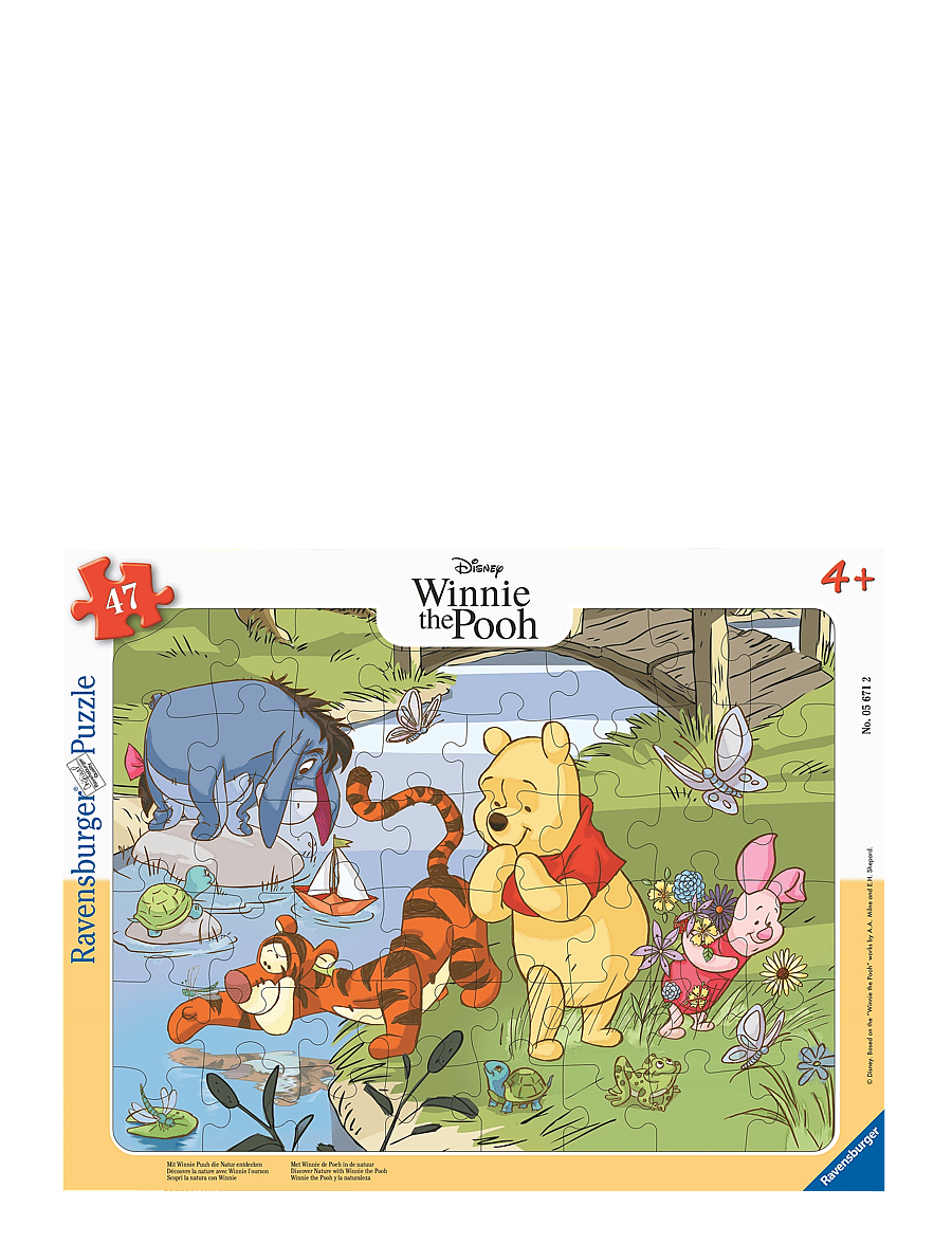 Ravensburger - Discover Nature With Winnie-The-Pooh 47p - klassísk púsl - multi coloured - 0