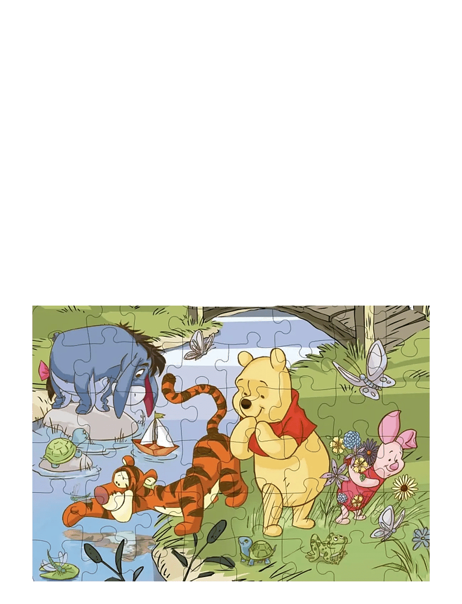 Ravensburger - Discover Nature With Winnie-The-Pooh 47p - klassiske puslespil - multi coloured - 1