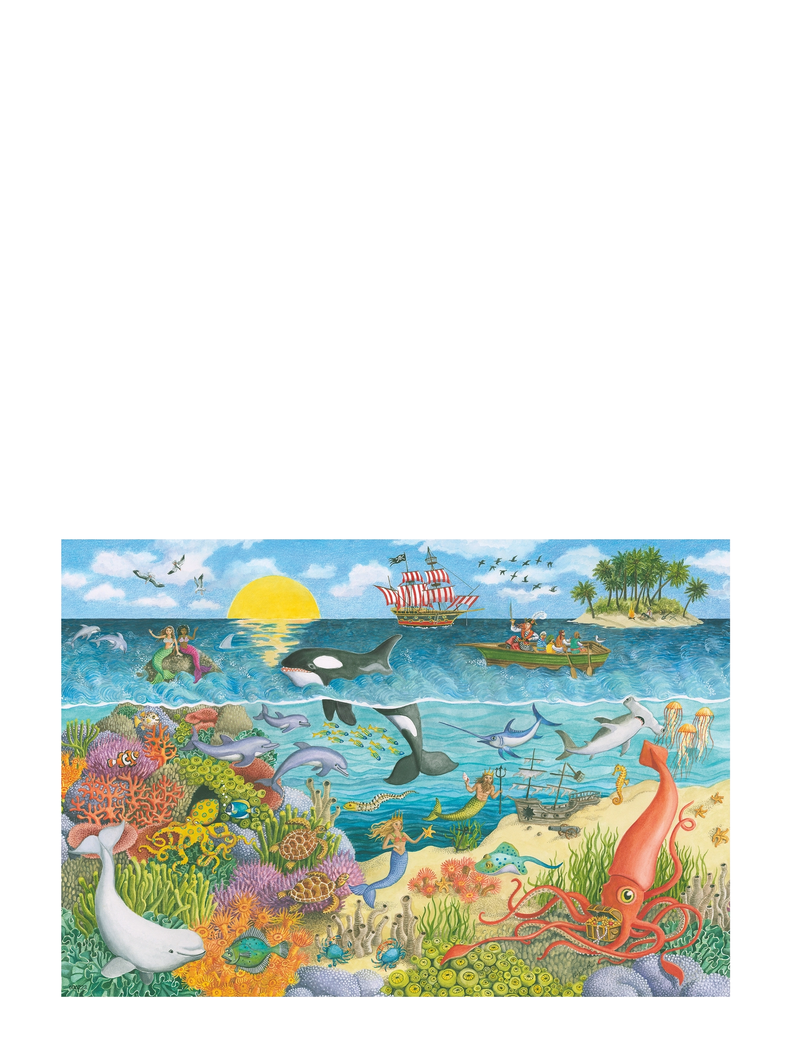 Ravensburger Pirates And Mermaids 2x24p - 4 for 3 - MULTI COLOURED / multi