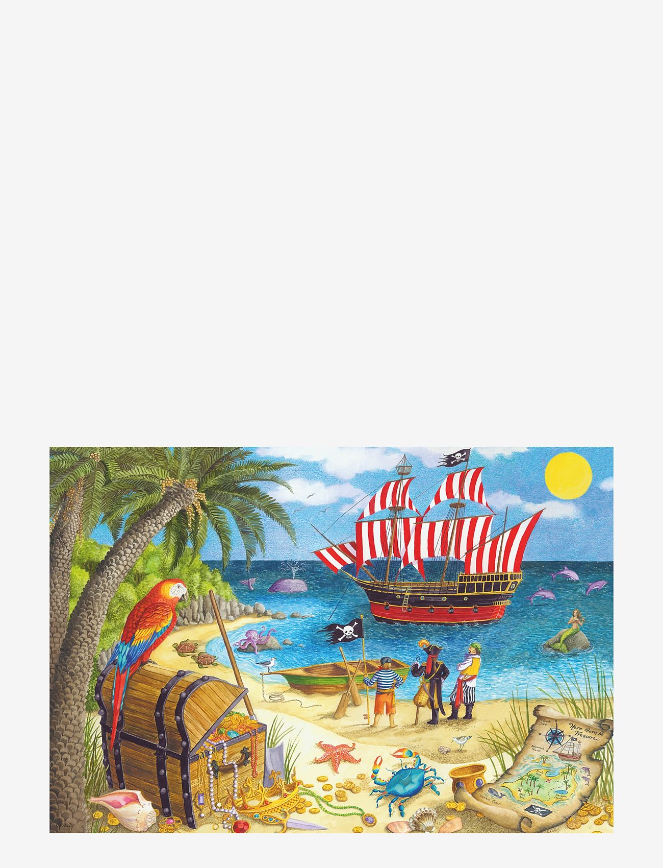 Ravensburger - Pirates And Mermaids 2x24p - klassiska pussel - multi coloured - 1