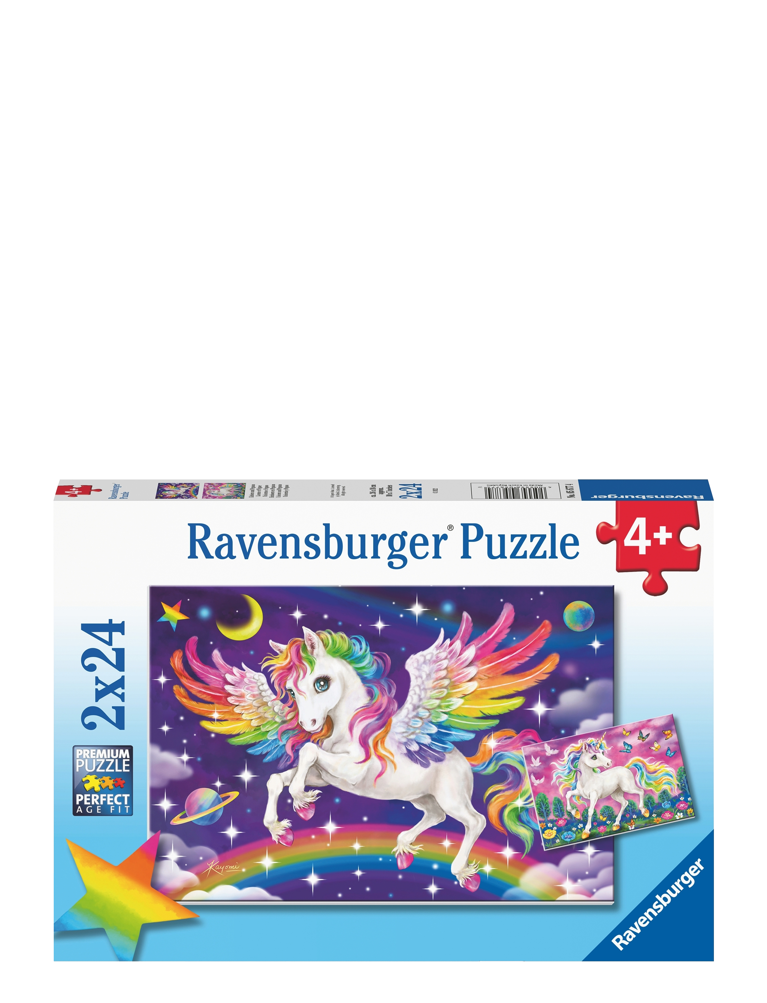 Ravensburger Unicorn And Pegasus 2x24p - Legetøj - MULTI COLOURED / multi