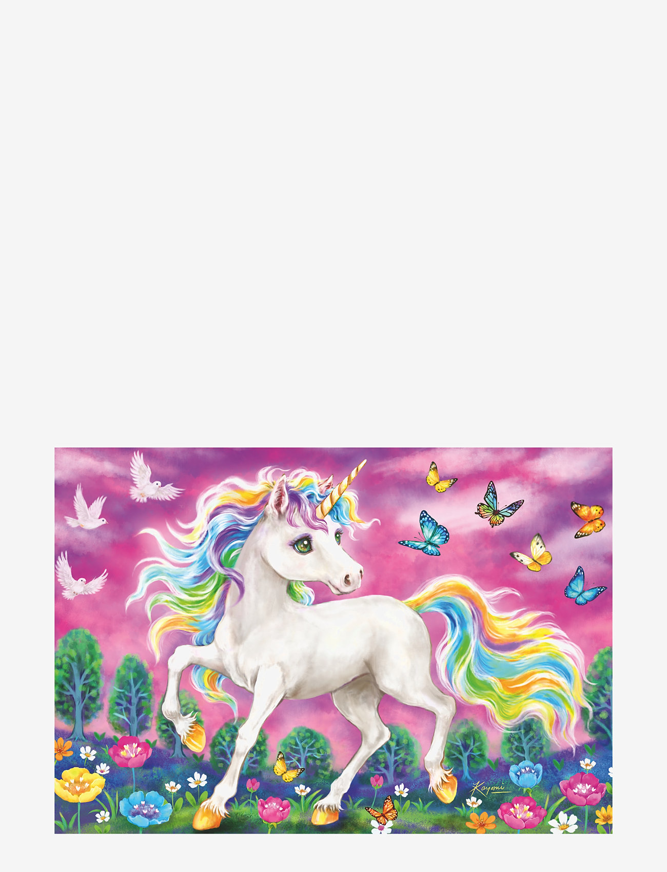 Ravensburger - Unicorn And Pegasus 2x24p - klassiske puslespil - multi coloured - 1