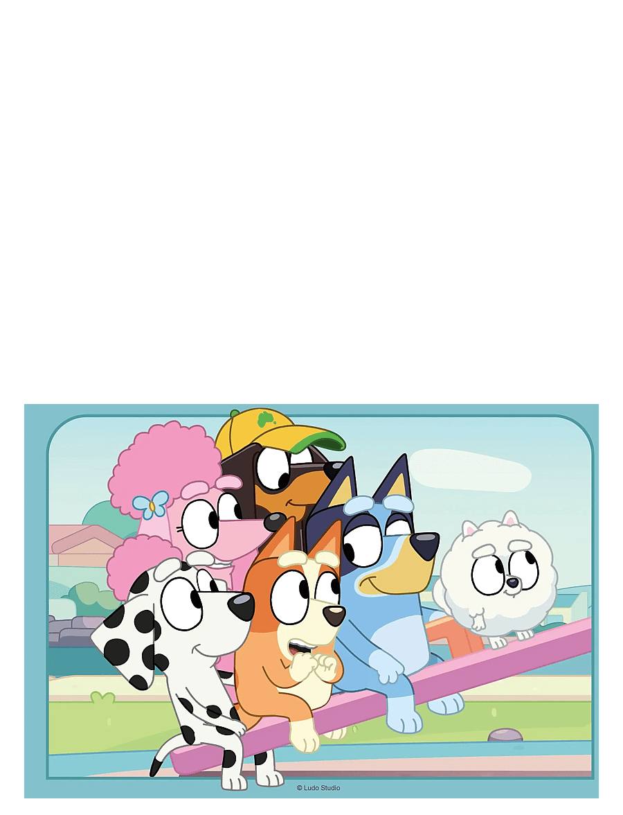 Ravensburger - Bluey 2x12p - klassiska pussel - multi coloured - 3