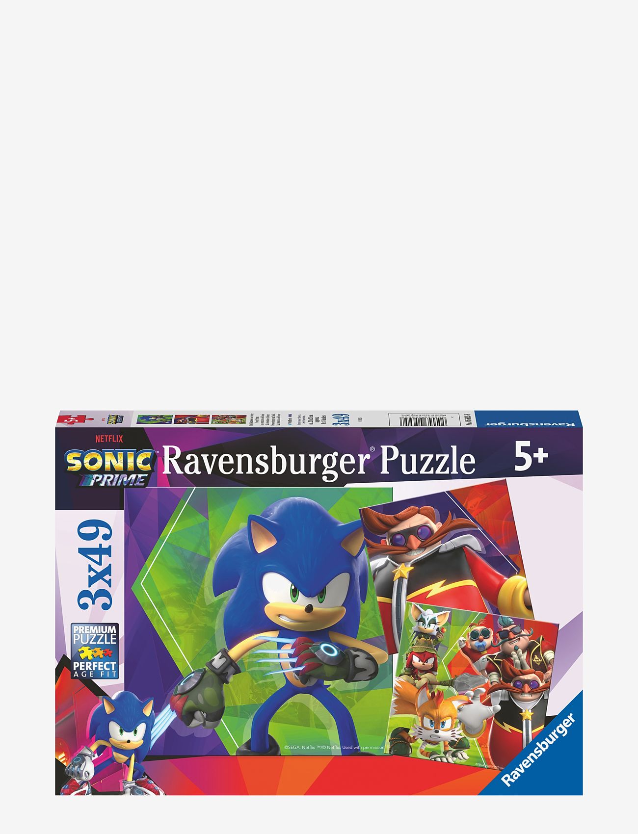 Ravensburger - Sonic Prime 3x49p - klassiset palapelit - multi coloured - 0