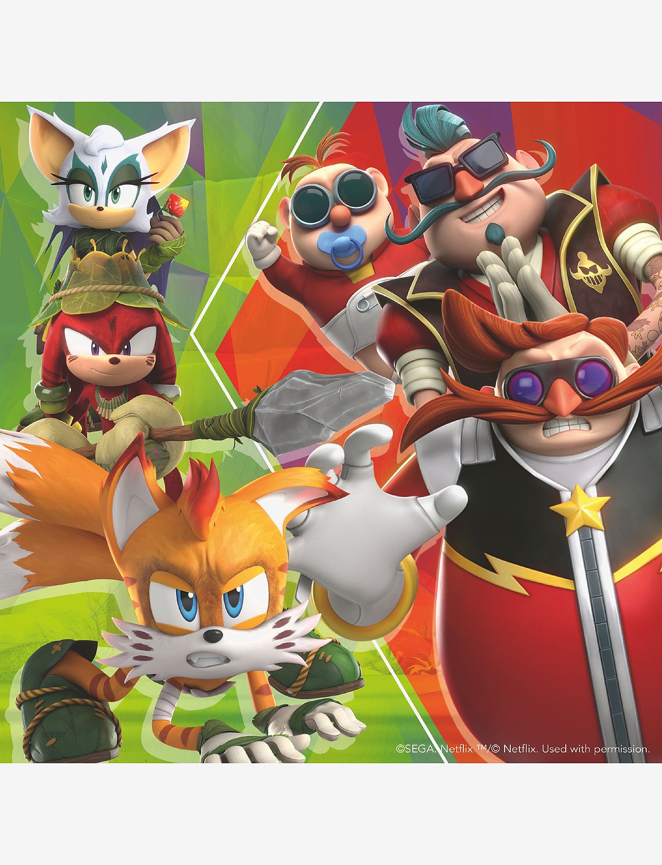 Ravensburger - Sonic Prime 3x49p - klassiset palapelit - multi coloured - 2