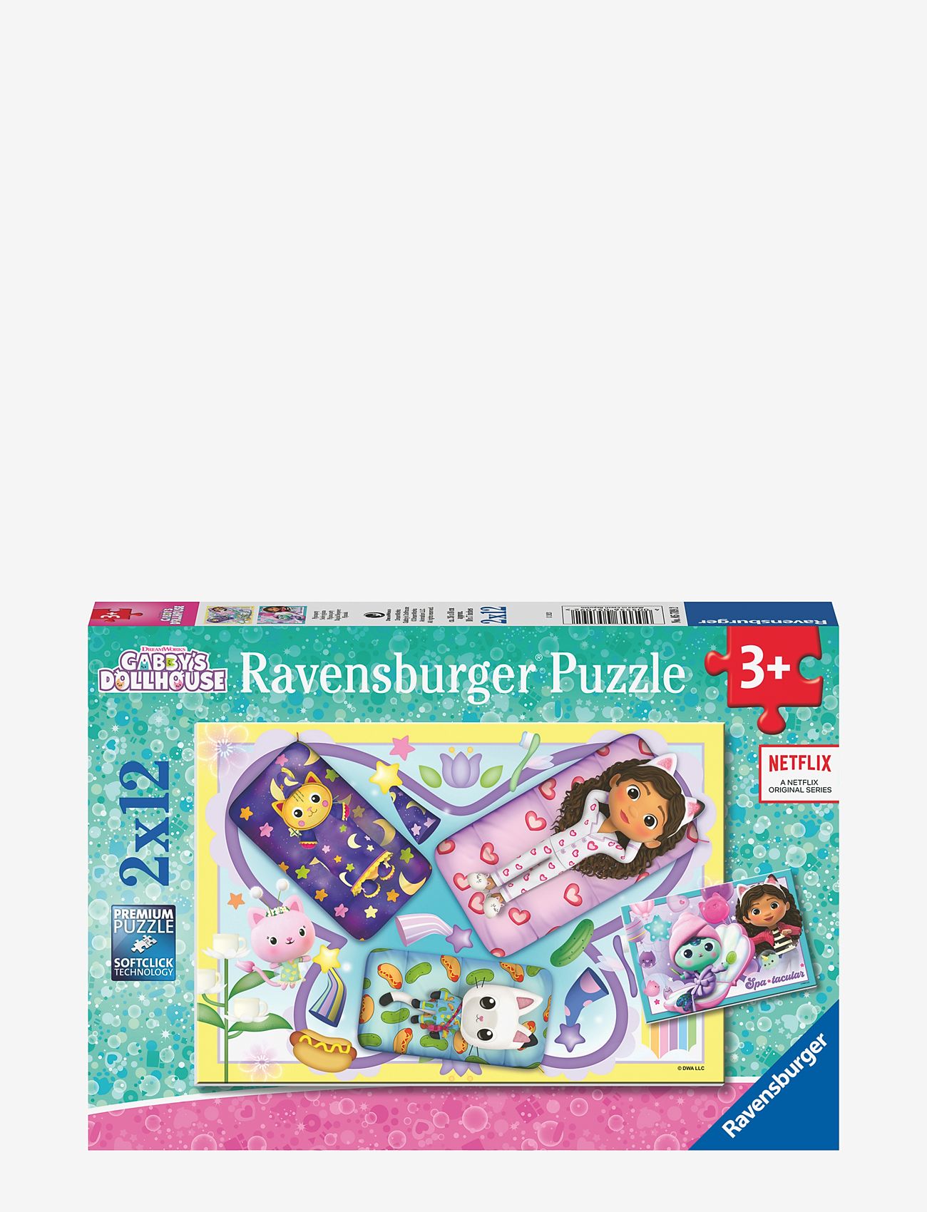 Ravensburger - Gabby's Dollhouse 2x12p - classic puzzles - multi coloured - 0