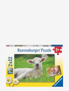 Farm Animals 2x12p, Ravensburger