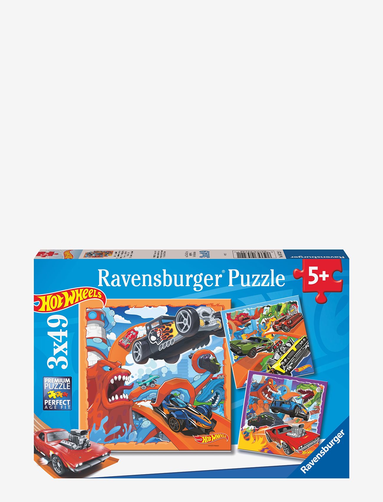 Ravensburger - Hot Wheels 3x49p - klassiske puslespil - multi coloured - 0