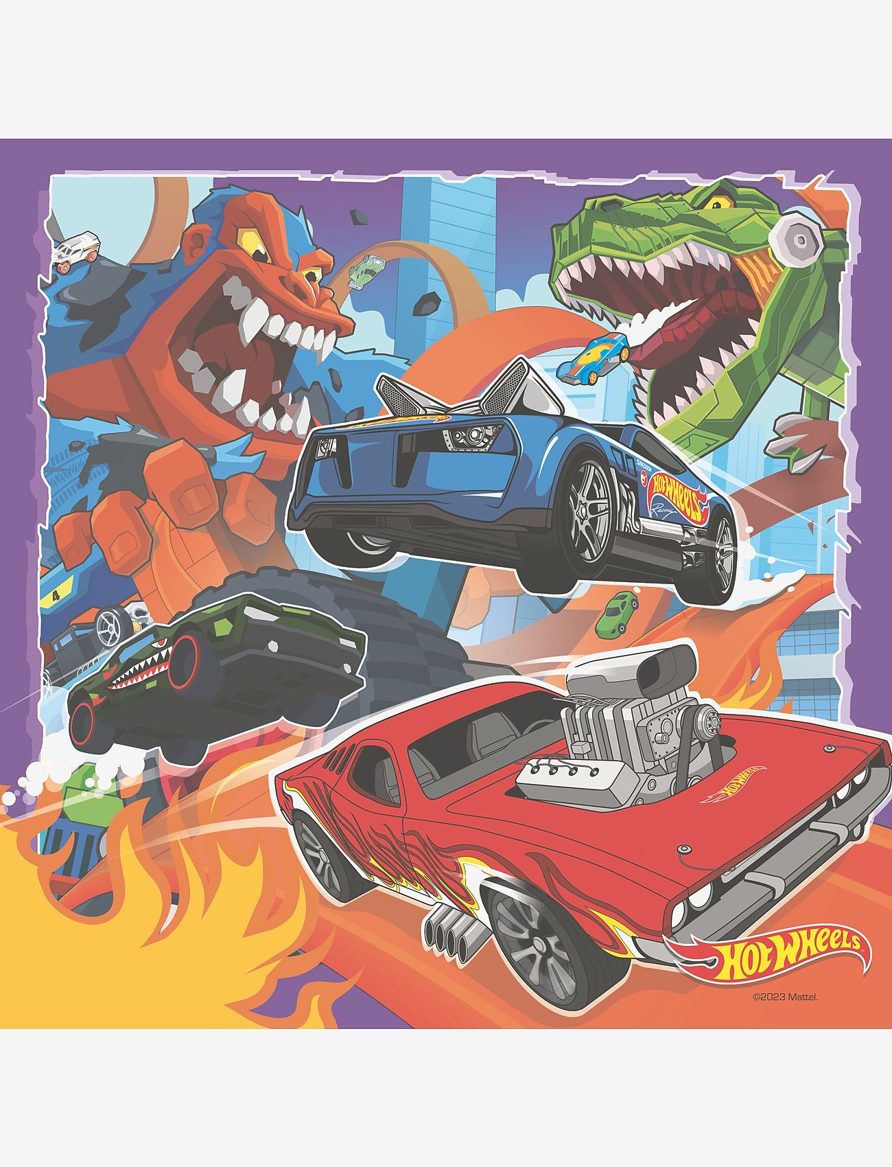 Ravensburger - Hot Wheels 3x49p - klassiske puslespil - multi coloured - 2