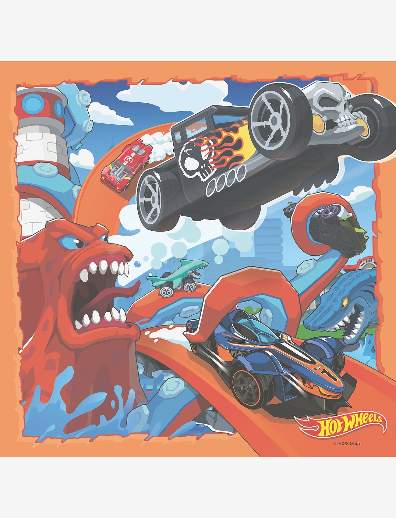 Ravensburger - Hot Wheels 3x49p - klassiske puslespil - multi coloured - 3