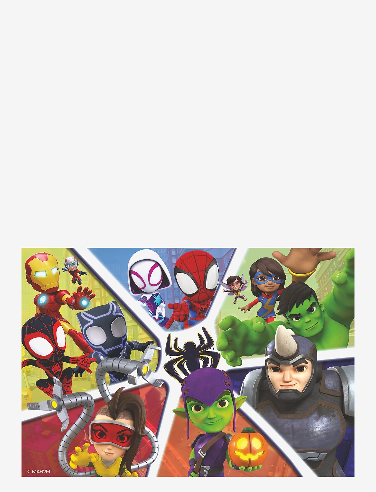 Ravensburger - Spidey og hans fantastiske venner 2x24p - classic puzzles - multi coloured - 1
