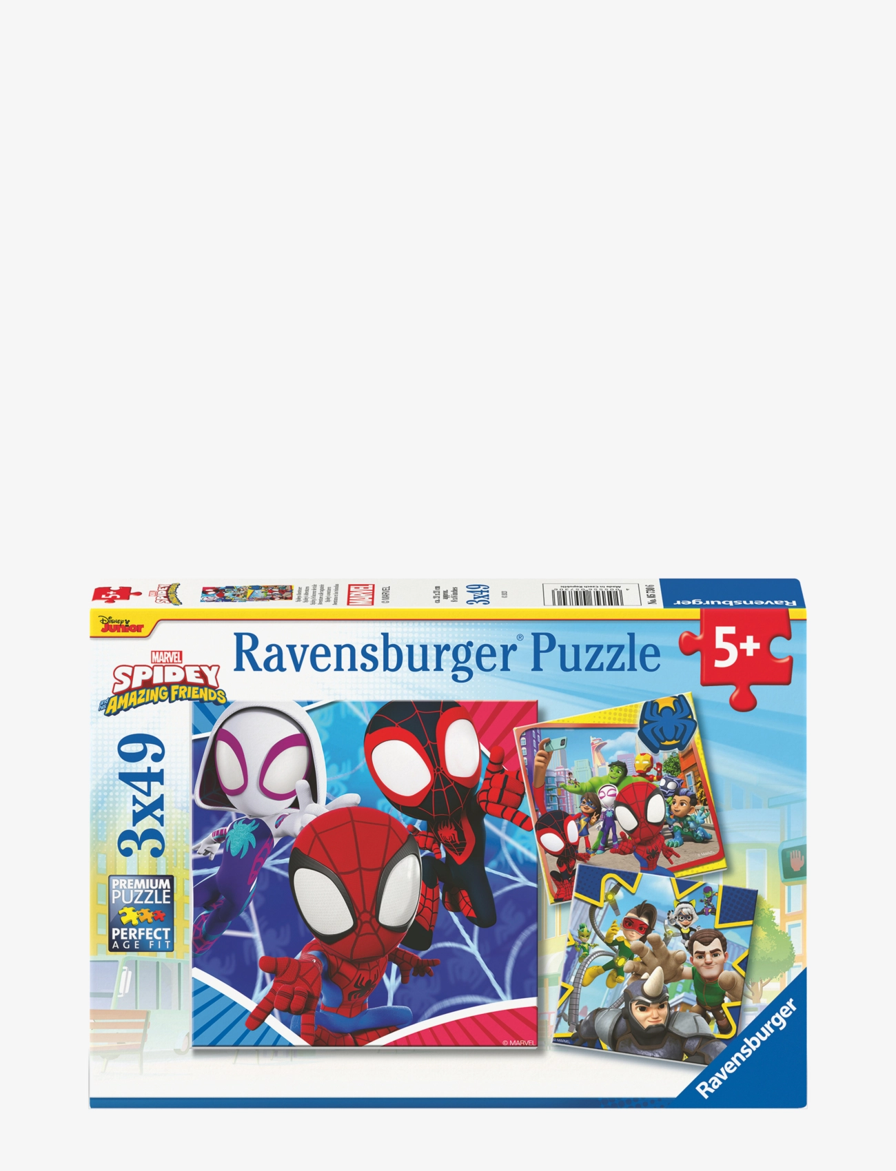 Ravensburger Spidey's Adventures 3x49p - 4 for 3 - MULTI COLOURED / multi