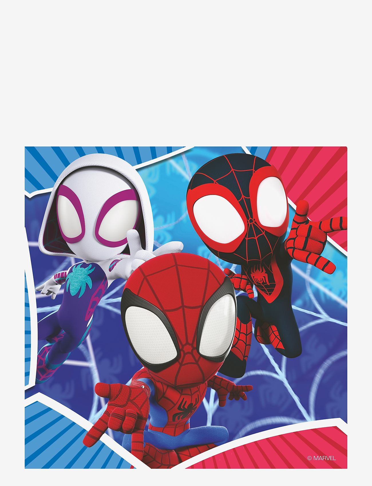 Ravensburger - Spidey's Adventures 3x49p - klassiske puslespil - multi coloured - 1