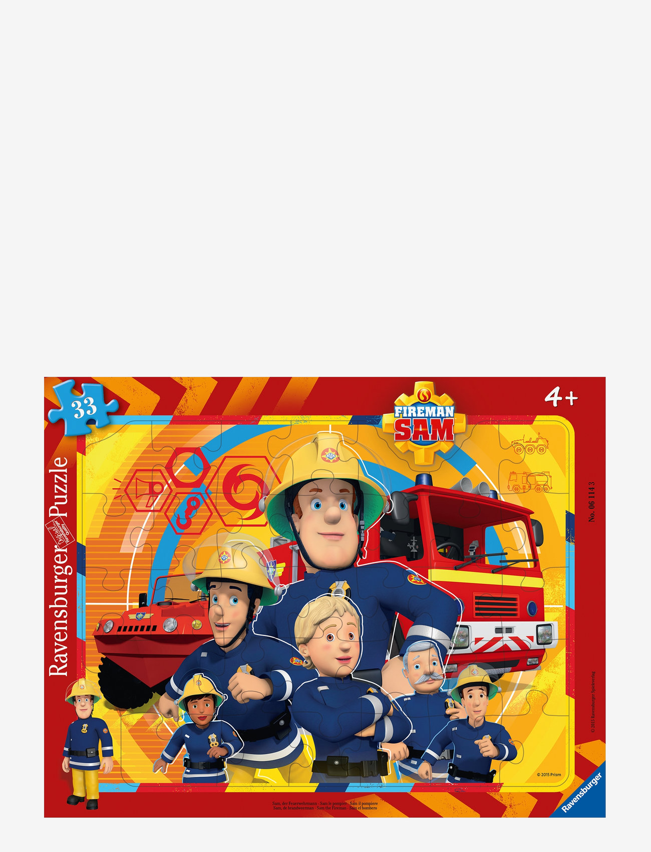 Ravensburger - Fireman Sam 30-48p - klassiske puslespil - multi coloured - 0