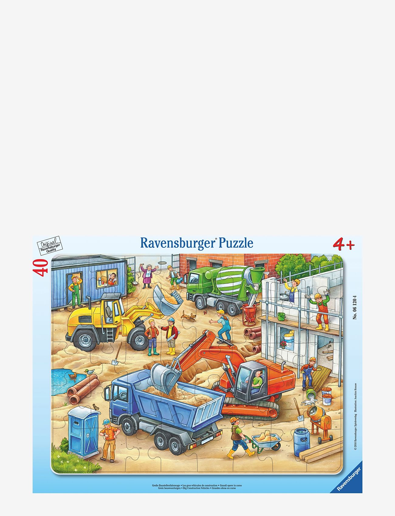 Ravensburger - Big Construction Vehicles 30-48p - klassiske puslespil - multi coloured - 0